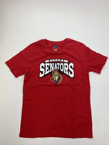 NHL Reebok Youths Red Ottawa Senators T-Shirt Size Large NEW Cover