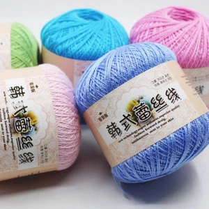 50g Soft Lace Crochet Yarn Thin Cotton Thread 08# By 0.8MM For Hand Knitting HOT - Picture 1 of 27