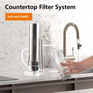 304 Stainless Steel Water Filter System Faucet Water Filtration 5μm 0.8L/Min - Picture 1 of 12
