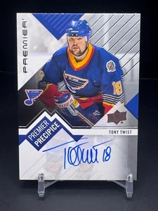 2023-24 Upper Deck Premier - Tony Twist - Premier Precipice Auto PPL-TT - Foto 1 di 2