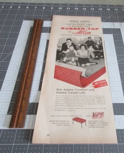1959 Jerry Lewis & Family Allen Rubber Top Rug Cushion Vintage Print Ad - Picture 1 of 3