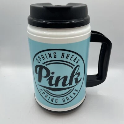 Victoria Secret 粉色保温旅行杯春假冷热 24 盎司 — 第 1/4 张图片