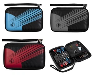 Harrows Blaze Pro Fire 6 Large Darts Case / Wallet - Choose Black, Red or Aqua - Picture 1 of 1