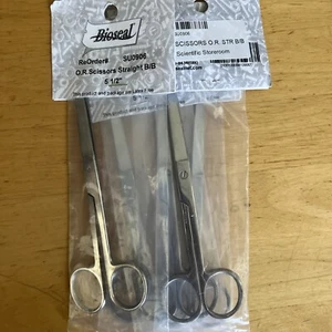 (Lot of 5) Bioseal O.R.Scissors Straight B/B, 5 1/2” - Picture 1 of 1