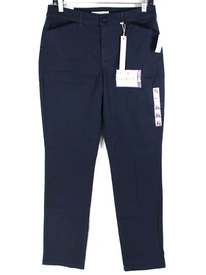 Gloria Vanderbilt Jeans Women's 6 Amanda Navy Blue Luxe Sateen Stretch - Image 1 of 4