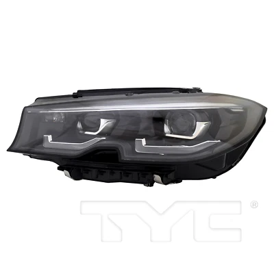 TYC Left LED Headlight For BMW 330i/330i xDrive w/AFS Black 2019-2022 Models - Image 1 of 3