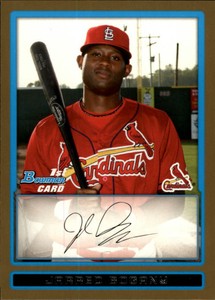 2009 (CARDINALS) Bowman Prospects Gold #BP66 Jarred Bogany