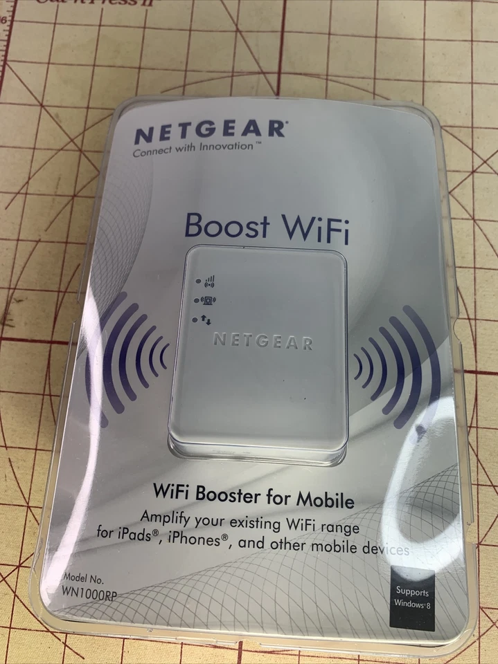 Netgear N150 Wi-Fi Range Extender Booster Wall Plug Version for Mobiles WN1000RP - Image 1 of 4
