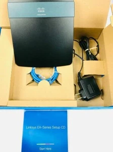 Linksys N750 Dual Band 2.4/5GHz Wireless Smart Wi-Fi Router + Gigabit EA3500 - Picture 1 of 3