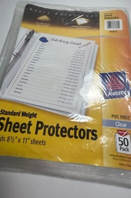 Avery Standard Weight Sheet Protector 50 Count - Image 1 of 3