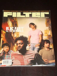 FILTER magazine #24, Bloc Party, Portishead, Nick Cave, Peter, Bjorn & John RARE - Picture 1 of 1
