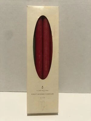 "8 velas de cena vintage iluminaciones 11,5"" Dinamarca | rojo verde nuevo en caja" Foto 1 de 3