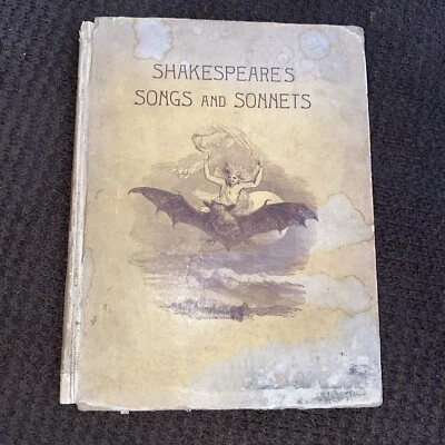 Antique Shakespeare’s Songs & Sonnets John Gilbert Illus 1860’s Lippincott Pub - Image 1 of 4