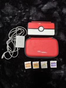 Nintendo 2DS LL XL Monster Ball Edition Pokémon Console Good Condition Tested - Picture 1 of 6
