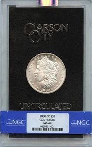 1880-CC Morgan Dollar GSA HOARD S$1 NGC MS66 - Picture 1 of 2