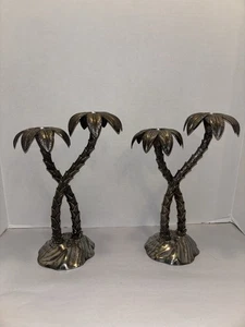2 candelabros Godinger Shannon plateados para palmera candelabros - Imagen 1 de 11