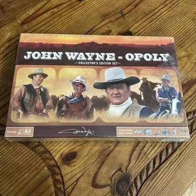John Wayne-Opoly Edición Coleccionista Juego de Mesa Obras Maestras Completo NUEVO Monopoly Foto 1 de 4