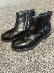 Bass Herren Elegant/Leger Seitlicher Reißverschluss Stiefel-schwarz-Legacy-Größe 9 1/2 US - Bild 1 von 14