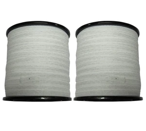 Nastro Recinzione Elettrica Poly Recinzione 40MM x 200M X2 (Polytape Elettrificato Bianco) - Foto 1 di 1