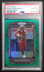 🌟 BRIAN ROBINSON JR - 2022 Panini Green Prizm RC #321 - GEMA COMO NUEVA PSA 10 Low Pop - Imagen 1 de 2