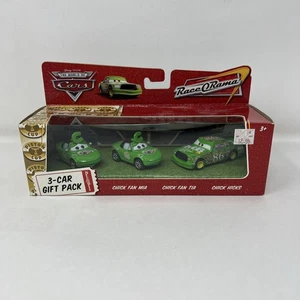 Pixar World of Cars 3 Car Gift Pack Chick Fan Mia & Tia & Chick Hicks New - Picture 1 of 8
