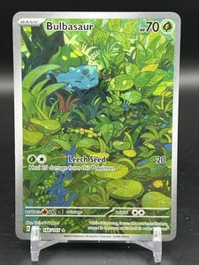 Bulbasaur 166/165 SV: Scarlet & Violet 151 Illustration Rare Pokemon Englisch NM - Bild 1 von 4