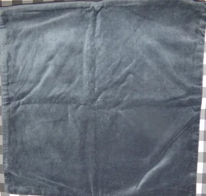 NWT Pottery Barn Everywhere Velvet Pillow Cover Steel Blue 20" x 20" - Picture 1 of 3