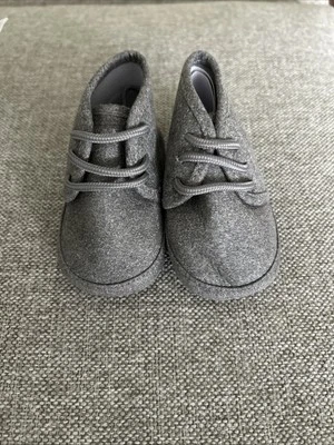 boys 6-8 months grey pre walkers my first shoes soft - Image 1 of 4
