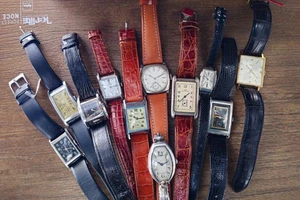 Konvolut 10 Vintage Uhren funktionstüchtig SWISS MADE große Signaturen - Bild 1 von 8