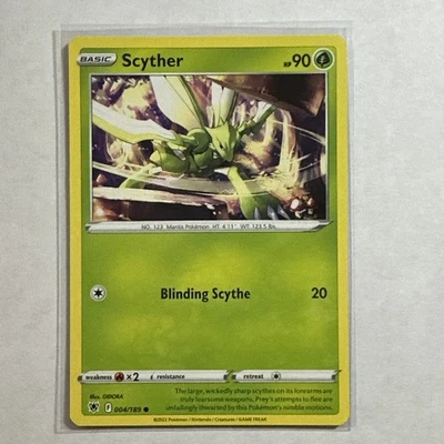 Scyther 004/189 Regular Non-Holo Astral Radiance Pokemon TCG LP - Image 1 of 4