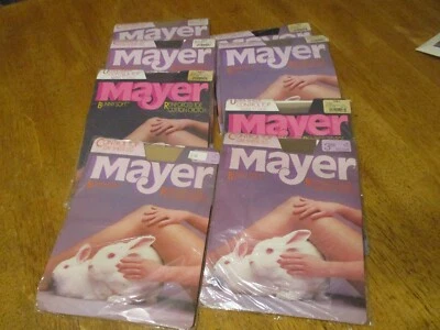 Vintage MAYER BUNNY SOFT Control Top Pantyhoses Size TALL LOT OF 8 Assorted - Image 1 of 4