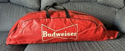 Винтажное софтбольное/бейсбольное оборудование и сумка для бит Budweiser Worth б/у, хорошая форма - Изображение 1 из 4