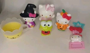 Mcdonalds Figures 1 Sanrio Hello Kitty Figures & 1 Cup HTF! Lot of 6 - Picture 1 of 4