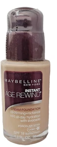 NEW MAYBELLINE Instant Age Rewind Cream FOUNDATION-PORCELAIN IVORY LIGHT 1 - Picture 1 of 1