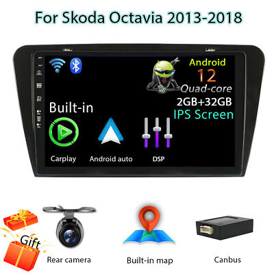 Android12 Car Stereo Radio Head Unit GPS For Skoda Octavia 2013-2018 Carplay DAB • 163.57€