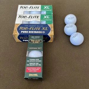 Lot 4 Sleeves - Top Flite XL Golf Balls XL 2000 Pure Distance Regular Trajectory - Picture 1 of 4