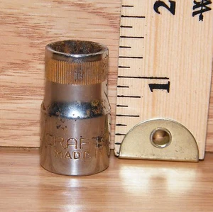 Craftsman (44234) 13mm 1/2" Driver Metric Alloy Steel 12 Point Socket **U.S.A.** - Picture 1 of 4
