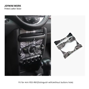 PU Cigarette Console Panel Lighter Cover Trim Sticker for MINI COOPER R55-R61 R - Picture 1 of 8
