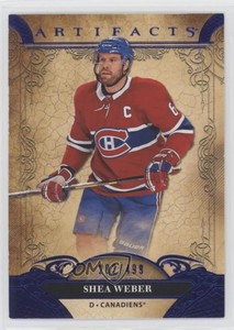 2020-21 Upper Deck Artifacts Blue Sapphire /499 Shea Weber #70