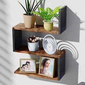 3-Pack Nihome Floating Shelves, Ideal for Home Decor Housewarming Gift - Picture 1 of 5