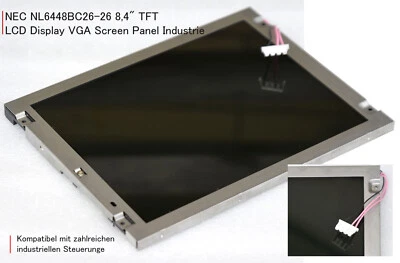 NEC NL6448BC-26 8,4" TFT LCD DISPLAY VGA SCREEN PANEL INDUSTRIE BILDSCHIRM MM16 - Bild 1 von 4