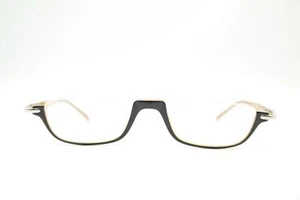 L Art By Ama 1127-004 Black Braun half Rim Glasses Frames New - Picture 1 of 6