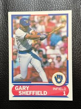 1989 Score Young Superstars #25 Gary Sheffield Milwaukee Brewers