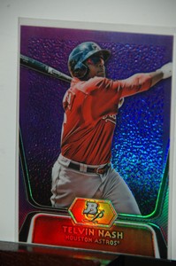 2012 Bowman Platinum Purple Telvin Nash #BPP89 Houston Astros EX FREE SHIPPING !