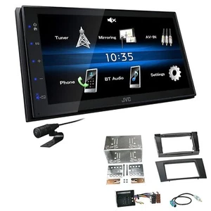 JVC 2 DIN Autoradio Bluetooth für Mercedes Benz E-Klasse 2002-2009 W211 S211 - Bild 1 von 5