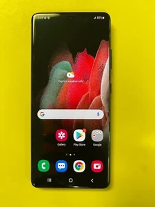 Samsung Galaxy S21 Ultra 5G - SM-G998U - 128GB Black (Unlocked) Average - Picture 1 of 2