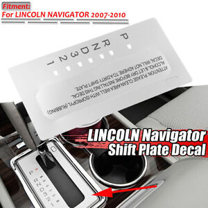 FITS LINCOLN NAVIGATOR 2007-2010 SHIFTER GEAR SELECTOR SHIFT MATTE DECAL STICKER
