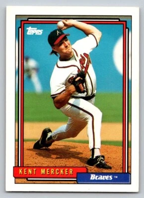 1992 Topps - Kent Mercker #596 - Image 1 of 2