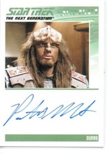 Star Trek TNG Next Gen Heroes Villains Auto Card Patrick Massett "Duras"