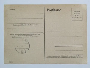 Alliierte Besetzung Behelfsganzsache P 698 I Hamburg 12- 3.8.1945 * (a66)  - Picture 1 of 2